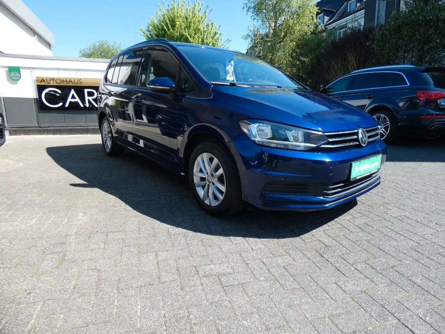 Volkswagen Touran Comfortline BMT/AUT/PDC/AHK/ALU Blauw - 1