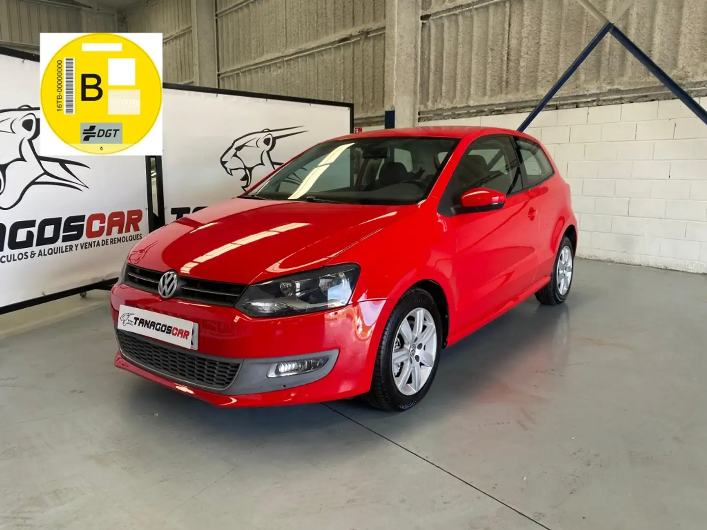 Volkswagen Polo 1.6TDI Sport 90 Rood - 1