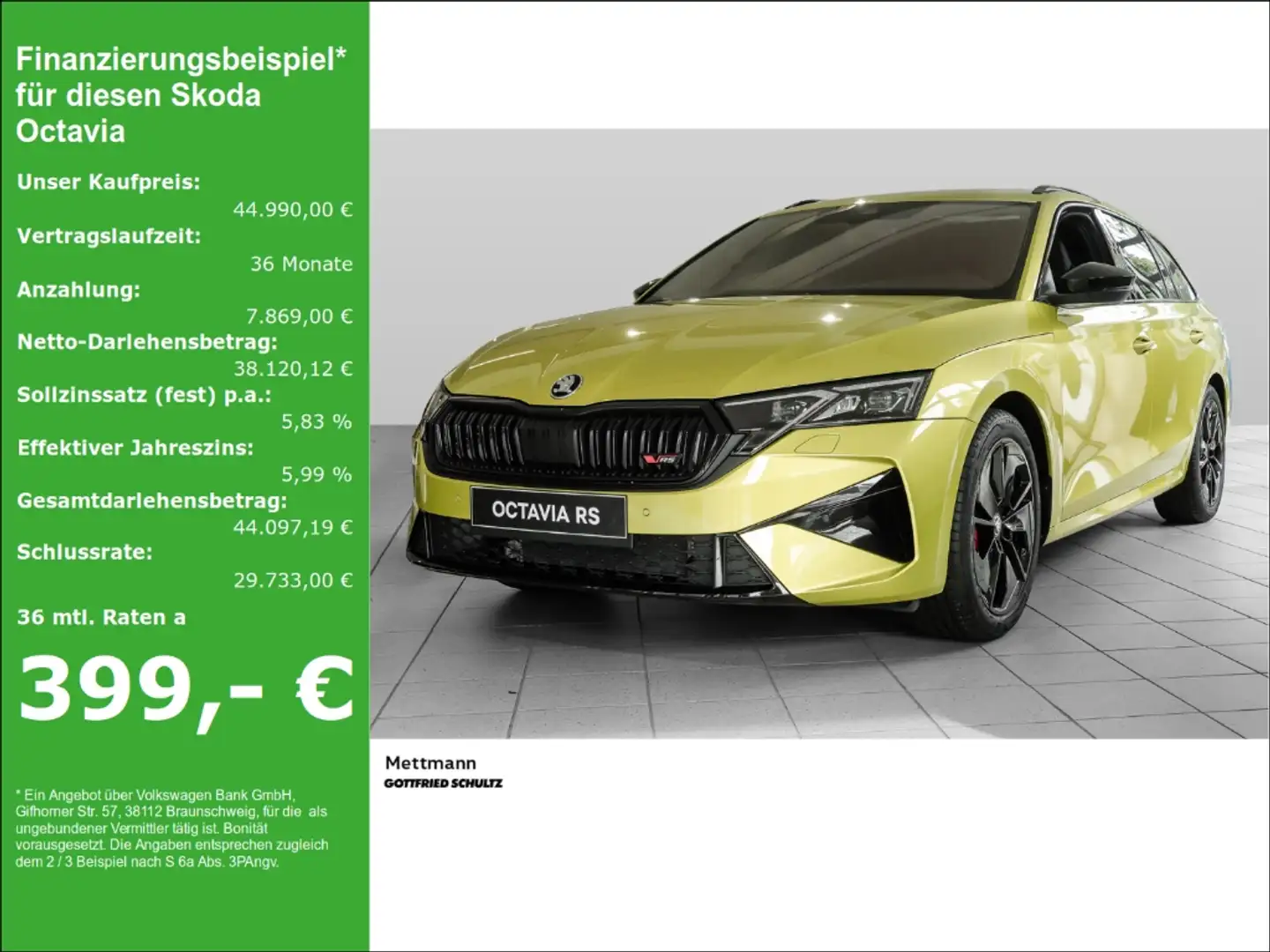 Skoda Octavia Combi RS 2.0 TSI DSG LED NAVI PANO AHK Gold - 1