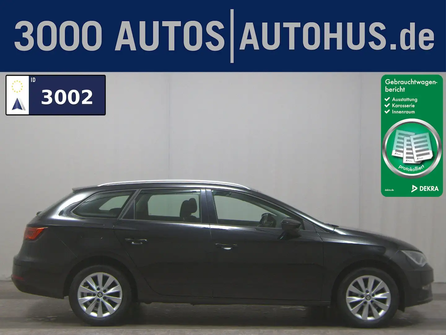 SEAT Leon Sportstourer 2.0 TDI Style Navi LED Shz Schwarz - 1