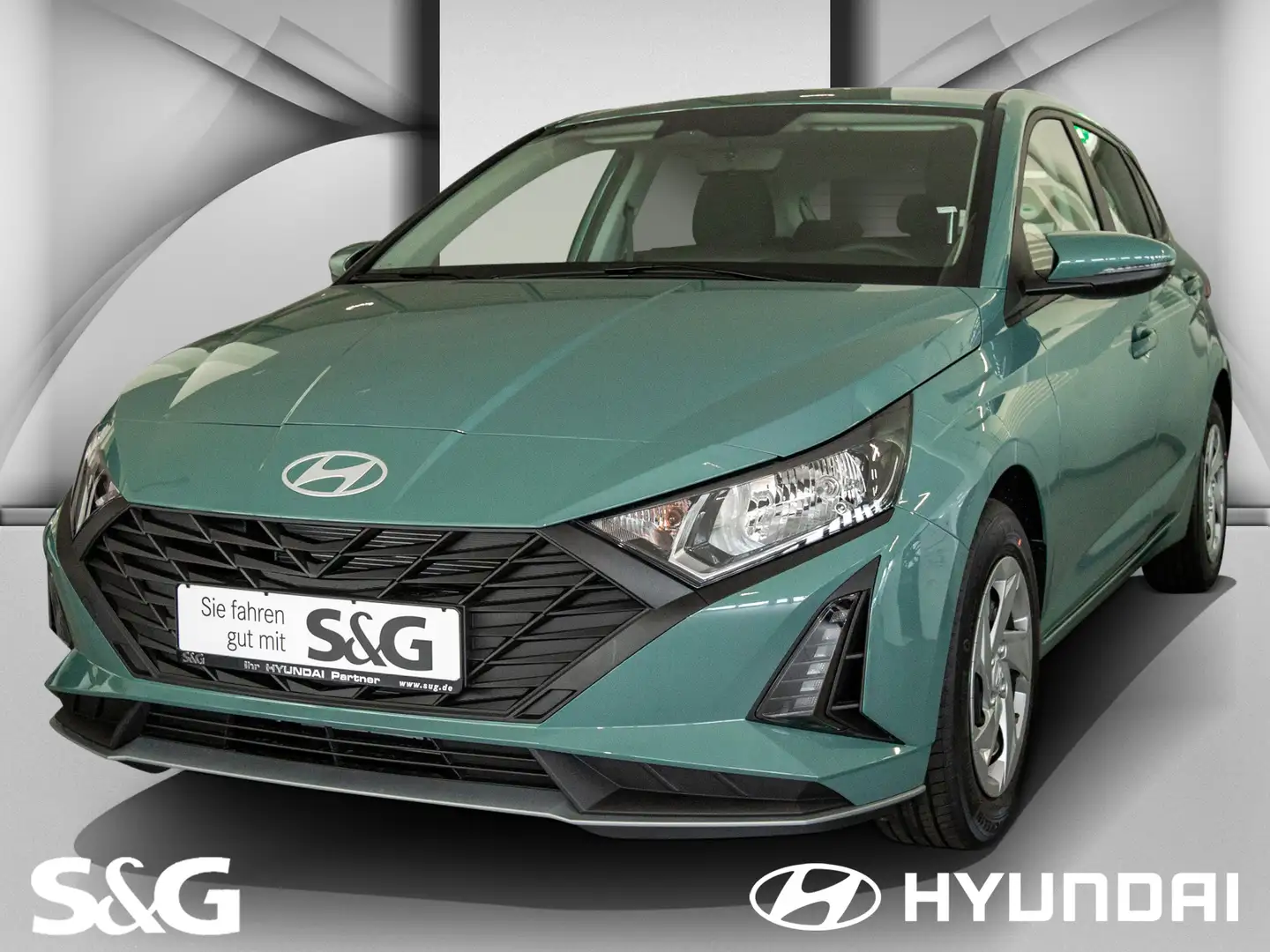 Hyundai i20 NAVI+LED-TAGFAHRLICHT-KLIMA+EL. FH+SOFORT Groen - 1