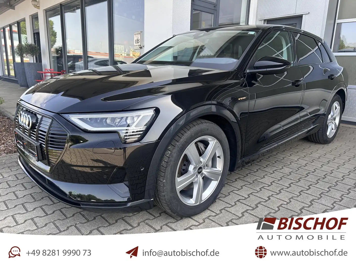 Audi e-tron 55 qu. advanced Black ACC HuD Kamera Tour Schwarz - 1
