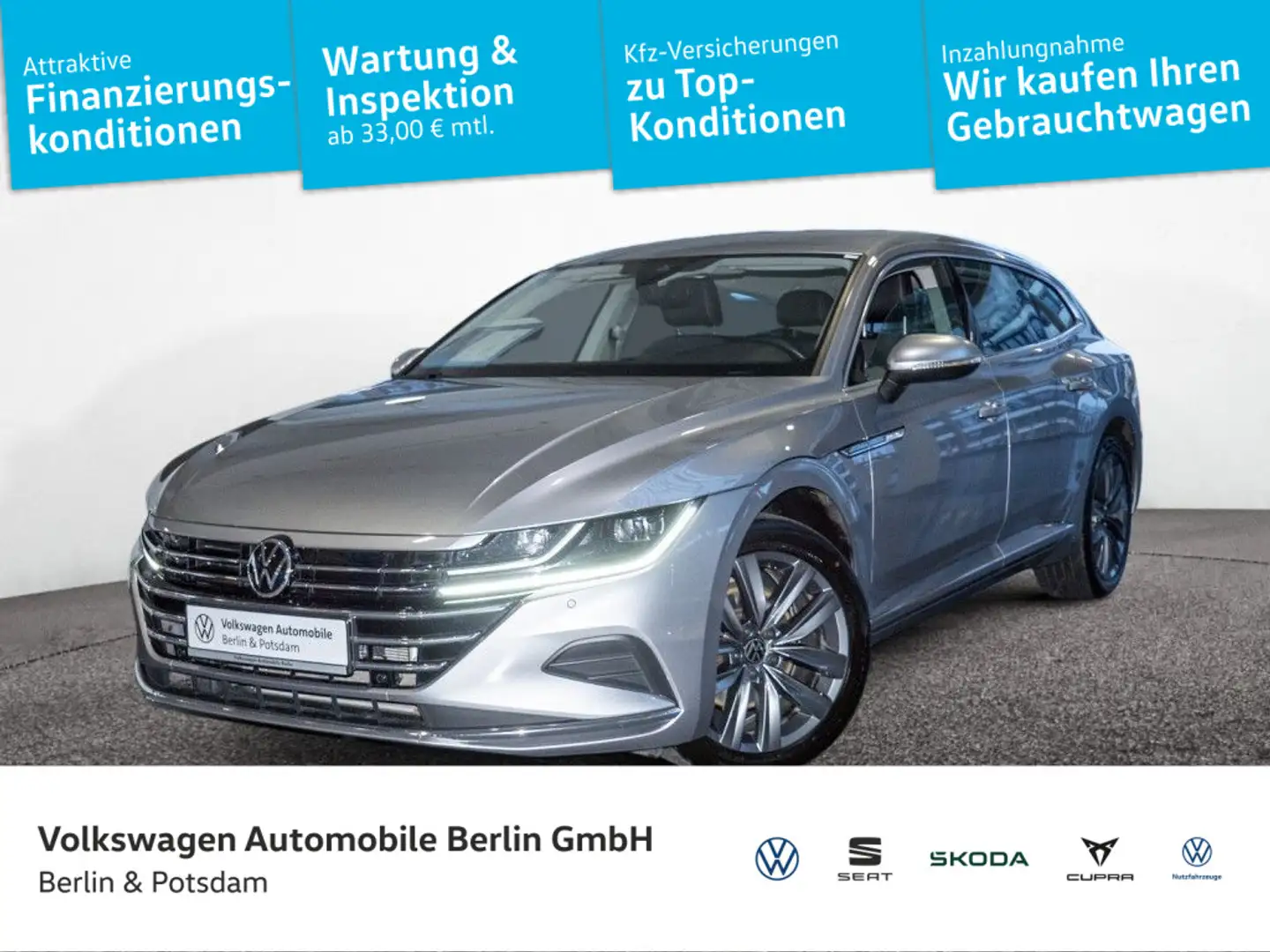 Volkswagen Arteon 1.4 TSI eHybrid Elegance Silber - 1