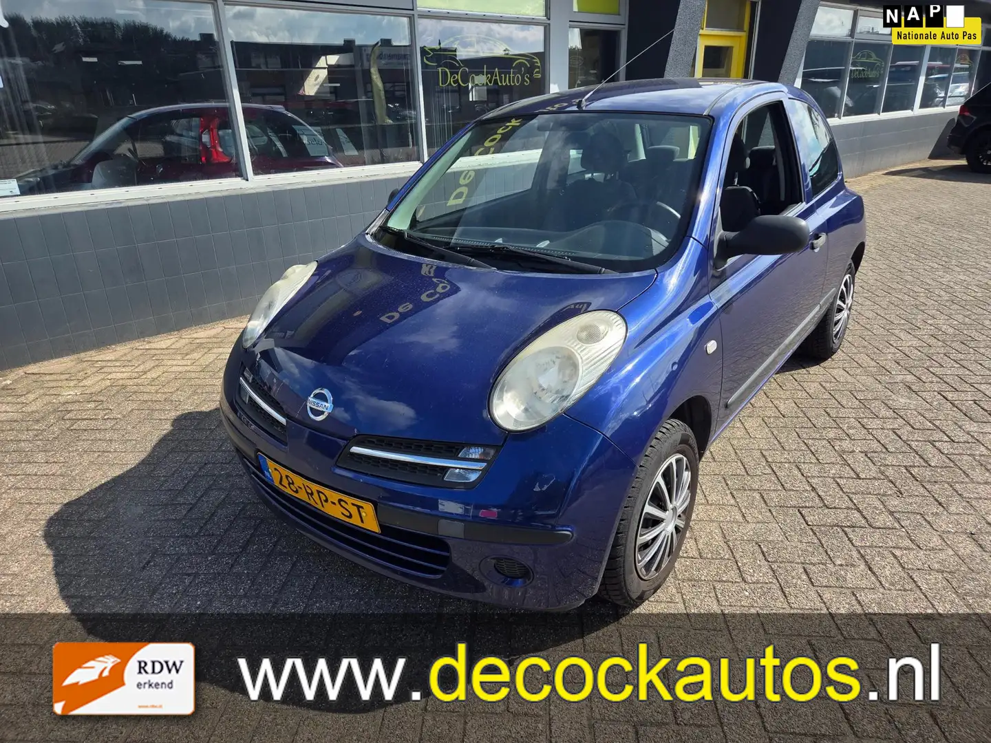 Nissan Micra 1.2 Visia/ APK 05-2026 Bleu - 1