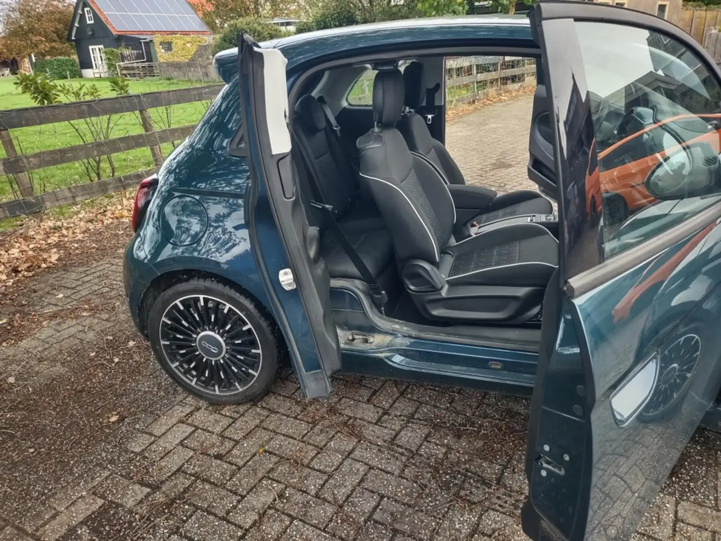 Fiat 500 E-2023-3+1 -42KW- Bij de 500E Specialist !! Groen - 2