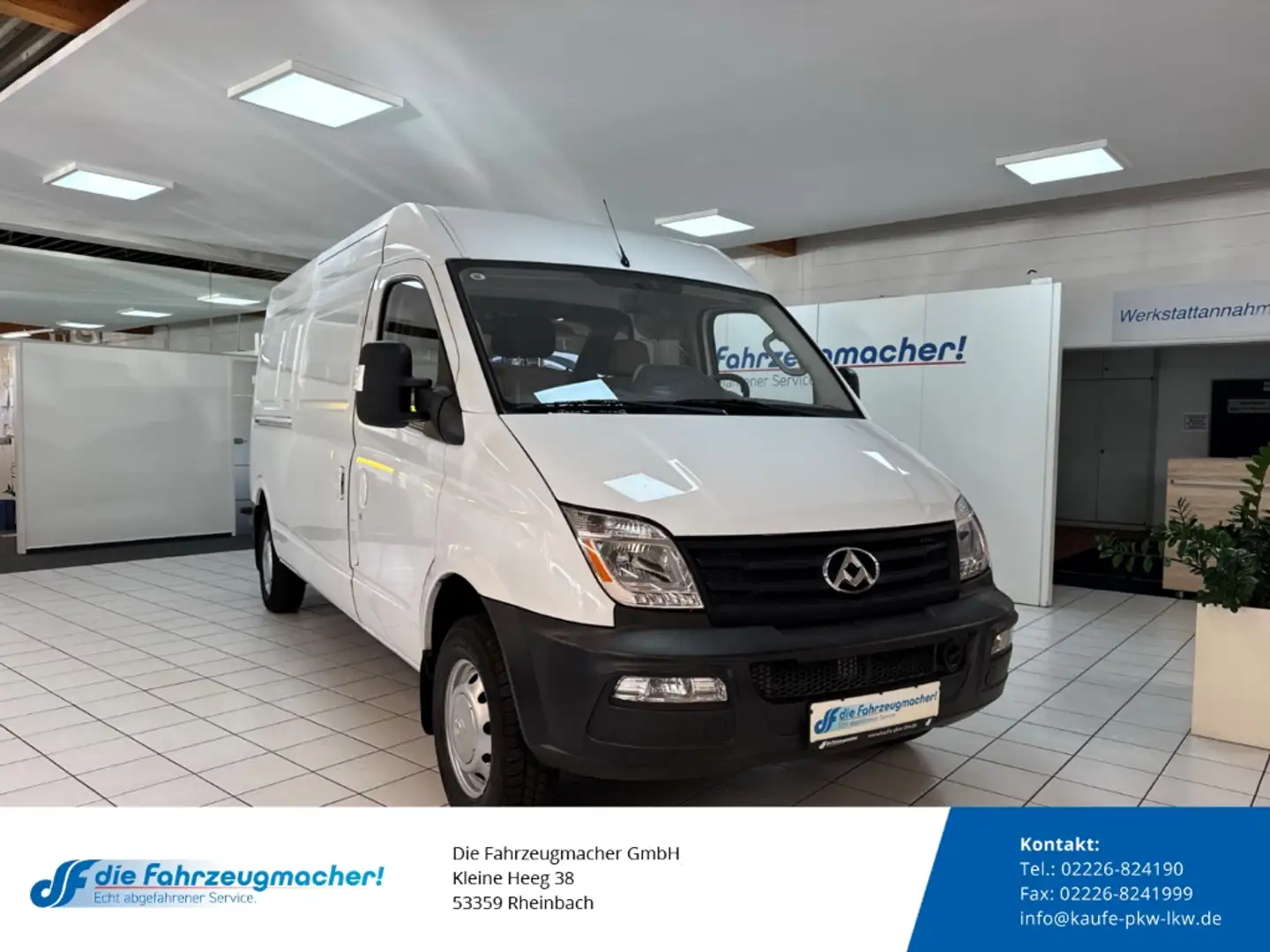 Maxus EV80 Kasten L2H2 3,5t PDC Berganfahrass. El. Parkbremse Weiß - 1