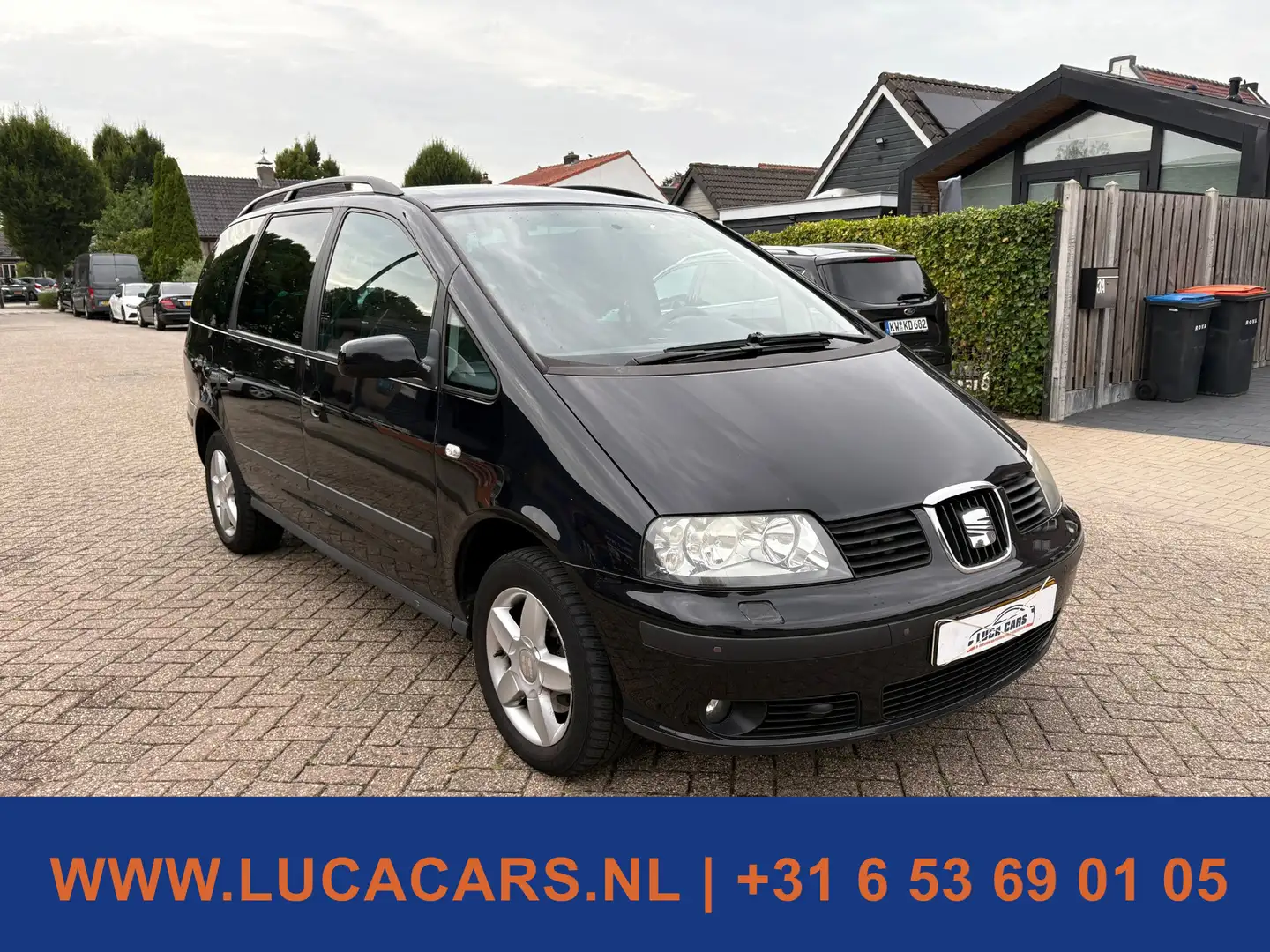 SEAT Alhambra 2.0 Reference 7p. NIEUWE APK! Zwart - 2