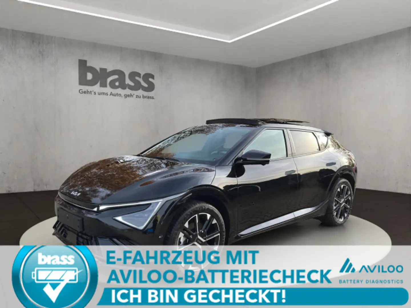 Kia EV6 84-kWh GT-Line Wärmepumpe Glasdach DriveWise Noir - 1