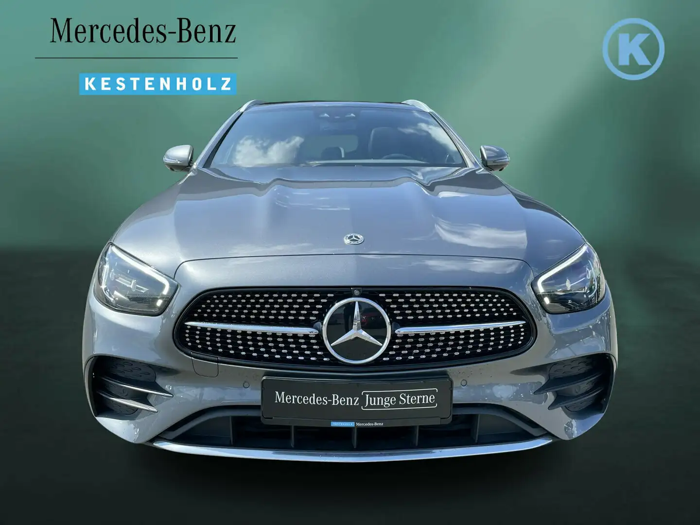 Mercedes-Benz E 220 E 220 d T 4M AMG+AHK+DISTRO+PANO+BURME+360+HUD LED Grau - 2