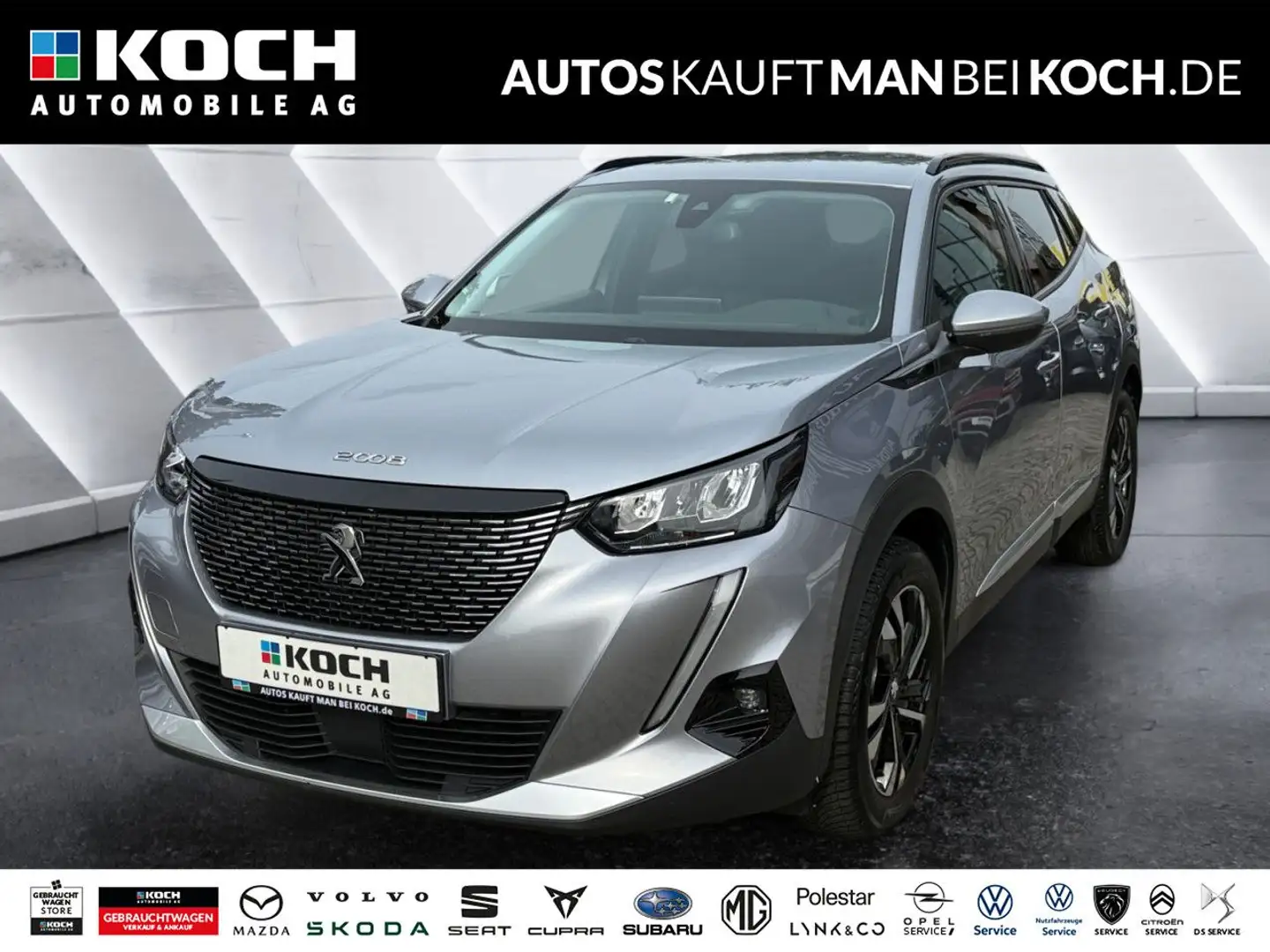 Peugeot 2008 PureTech 130 NAVI KAMERA TLEDER Bluetooth Grijs - 1