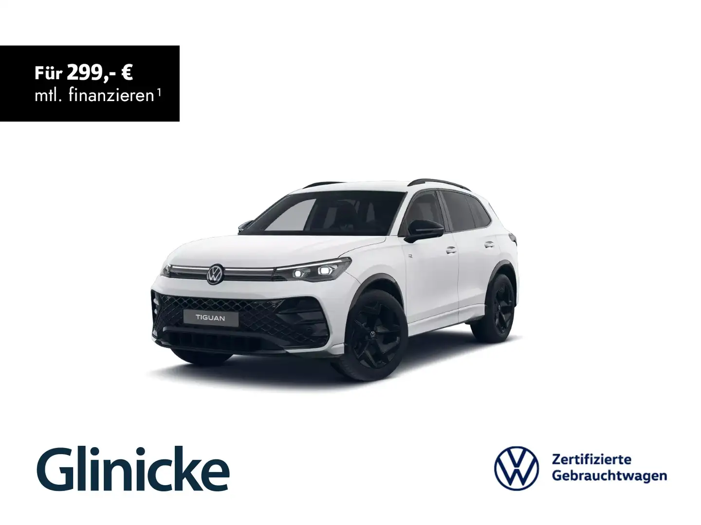 Volkswagen Tiguan 2.0 TDI R-line AHK StHz H&K Matrix DSG *V Weiß - 1