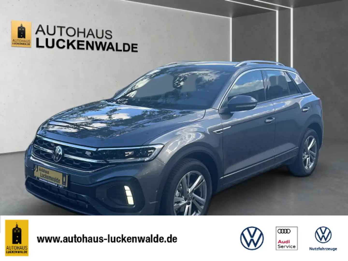 Volkswagen T-Roc 1.5 TSI R-Line DSG *ACC*LED+*R-CAM*SHZ* Grau - 1