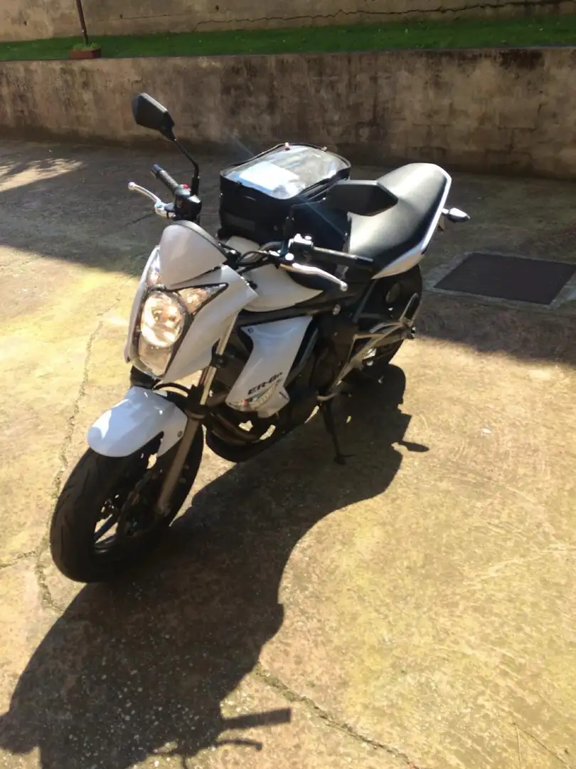 Kawasaki ER - 6 N Blanco - 1