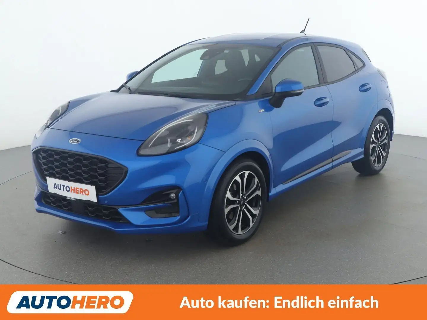 Ford Puma 1.0 EcoBoost Mild-Hybrid ST-Line Blau - 1