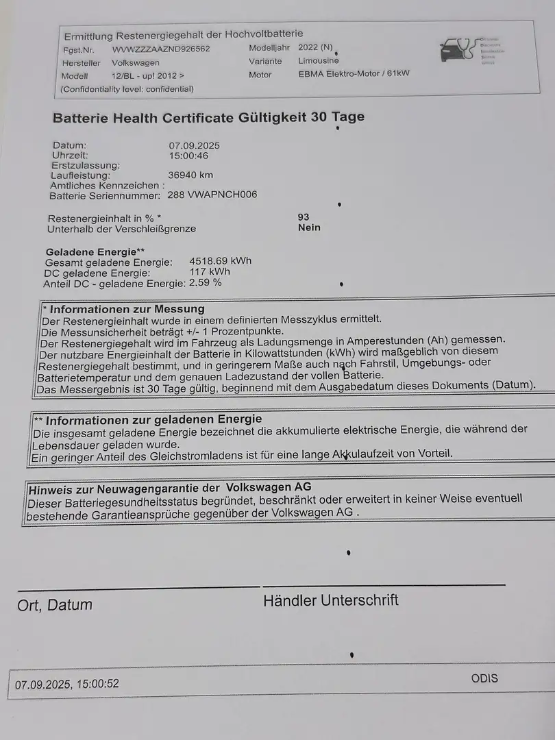 Volkswagen e-up! Style Plus CCS RFK GRA SHZ LM16 WSSheiz Schwarz - 2