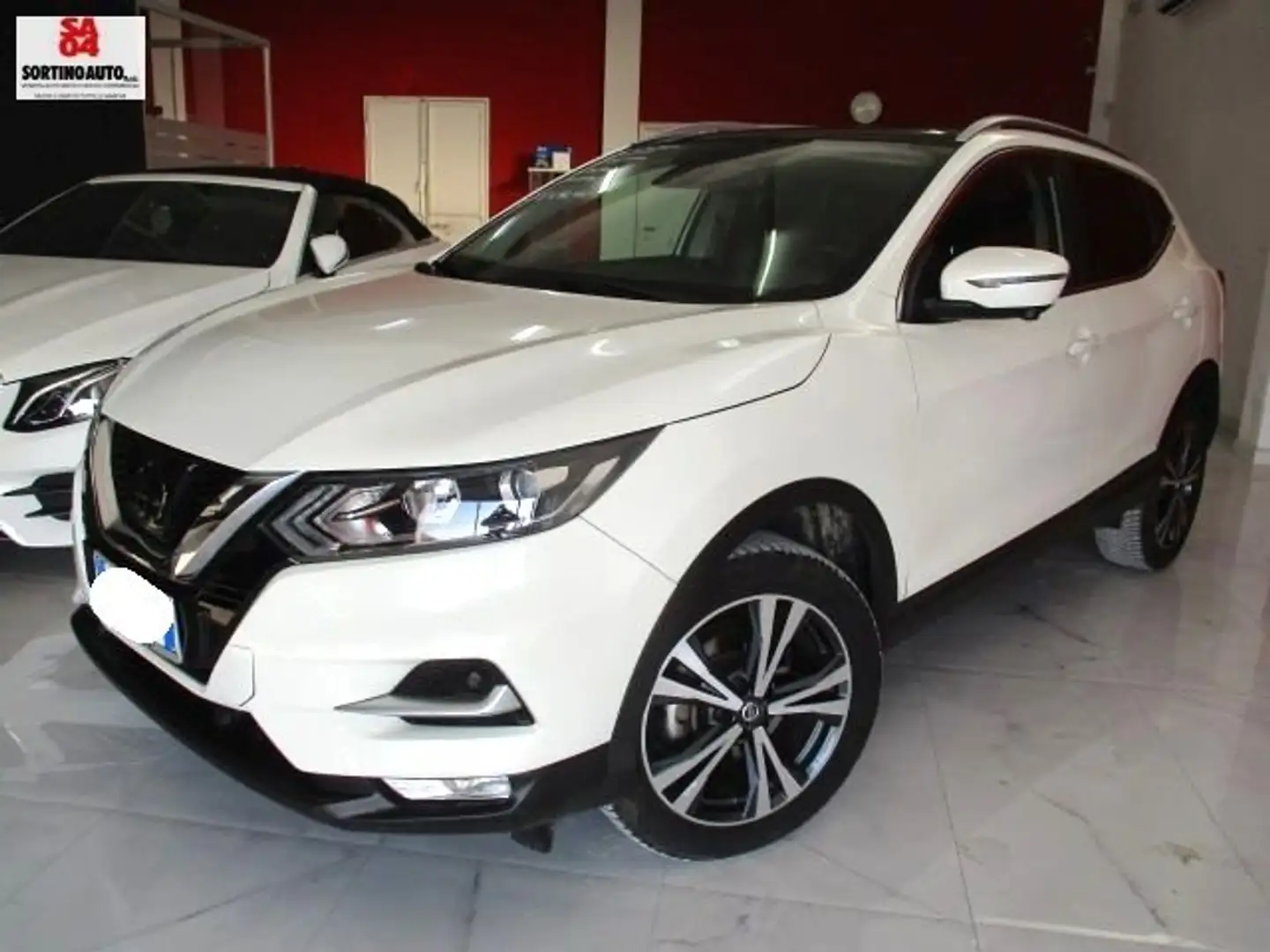 Nissan Qashqai 1.5 dci N-Connecta 110cv 2/2018 NAVI+TETTO+360 CAM Bianco - 1