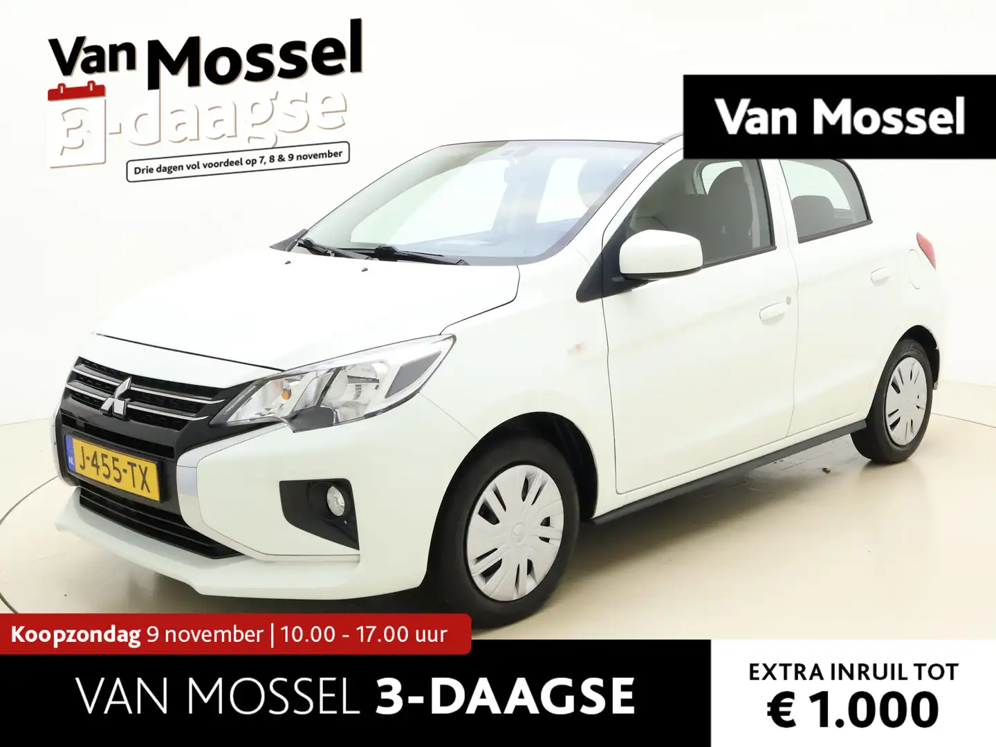 Mitsubishi Space Star 1.0 Cool+ | Airco | Elektrische Ramen | Usb | Stuu Blanc - 1