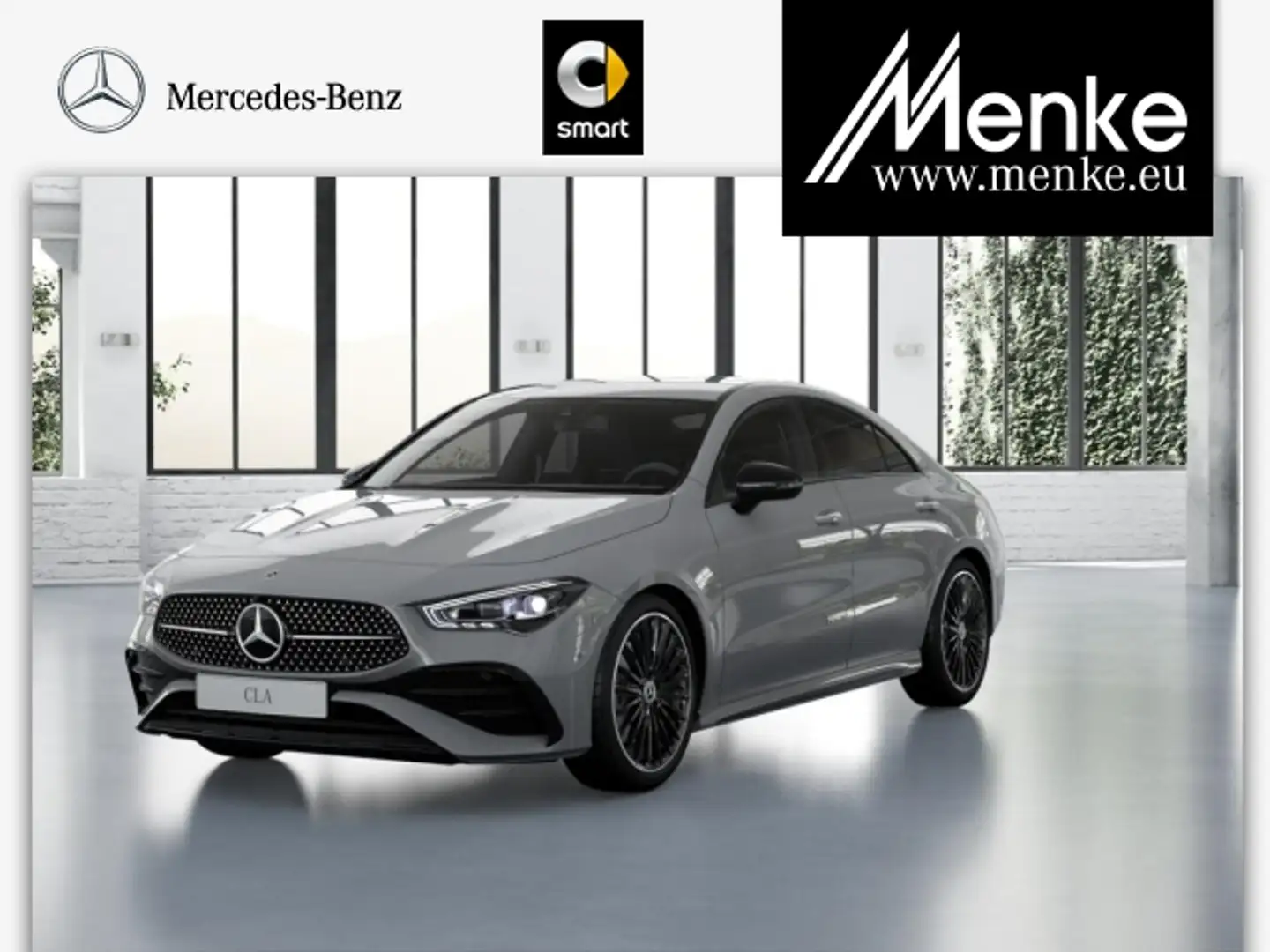 Mercedes-Benz CLA 200 d Coupé AMG+Night+AHK+KeyGo+Kam+Distro+ Grau - 1