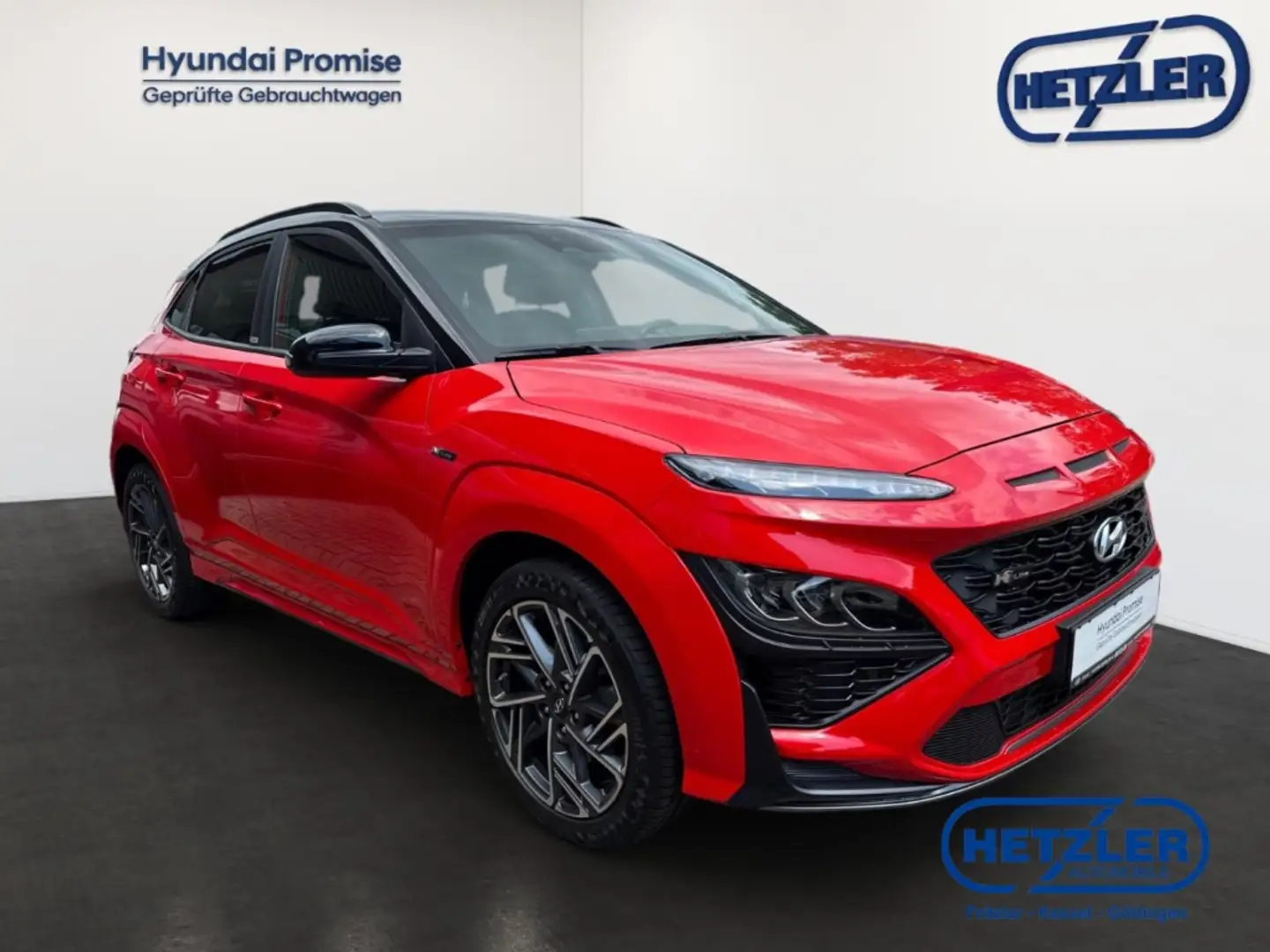 Hyundai KONA 1.0 T-GDI N Line Mild-Hybrid 2WD 1.0 T-GDI Navi So Rouge - 2