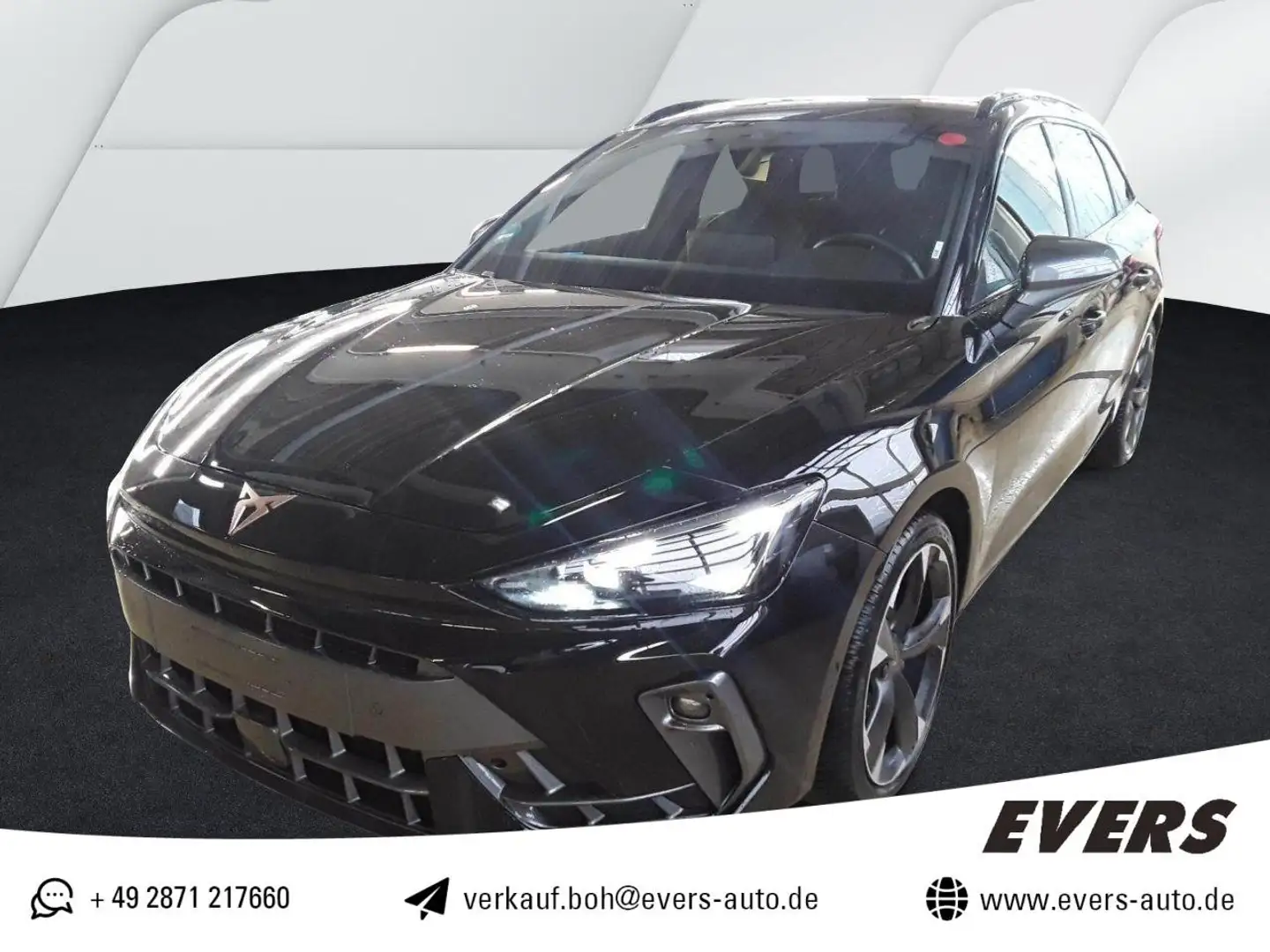 CUPRA Leon ST 2.0 TDI DSG AHK+NAVI+GJR+ELKT.HECKKLAPPE Schwarz - 1