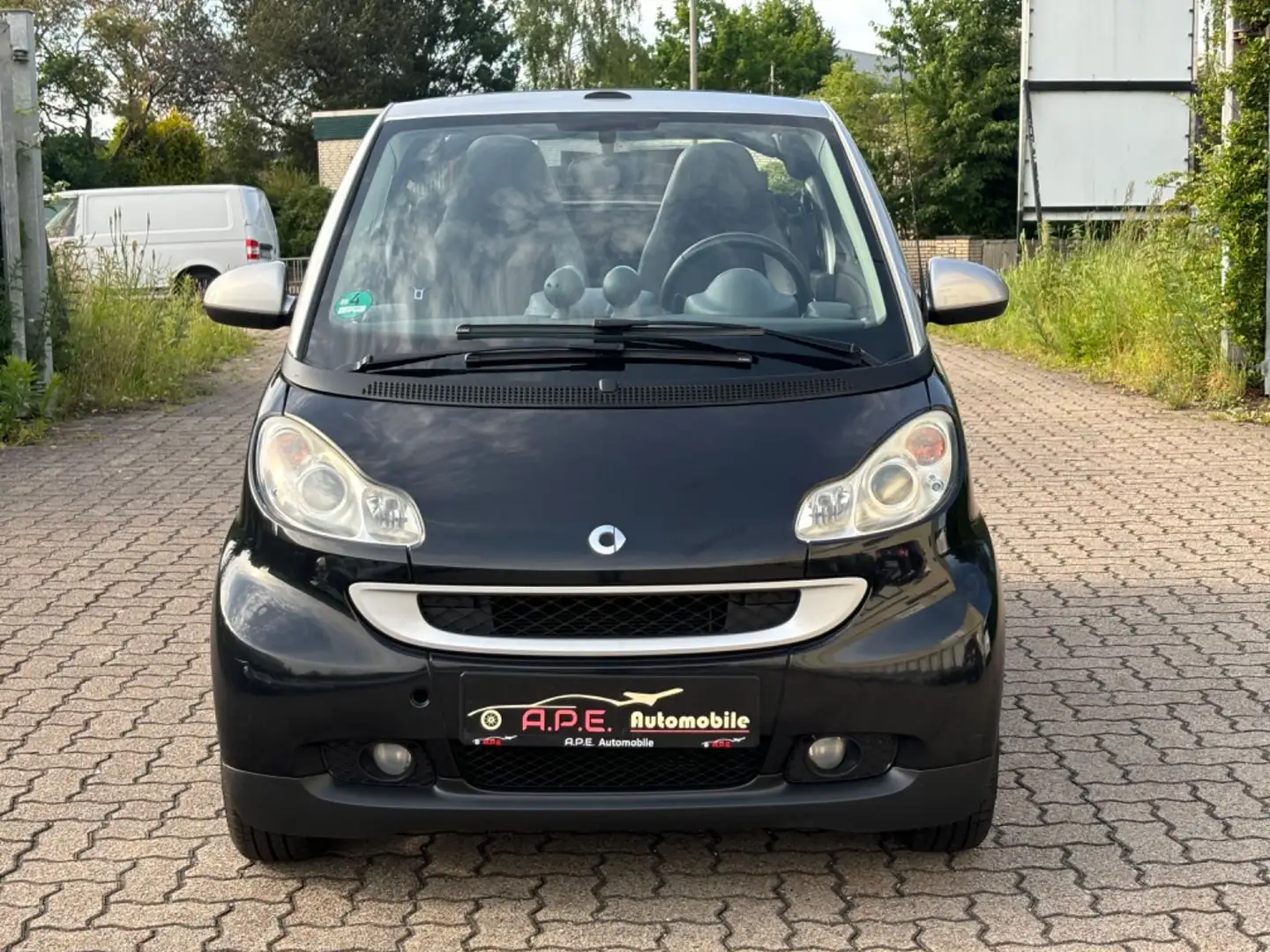 smart forTwo Cabrio Leder Servo 1 Hand TÜV NEU Black - 2