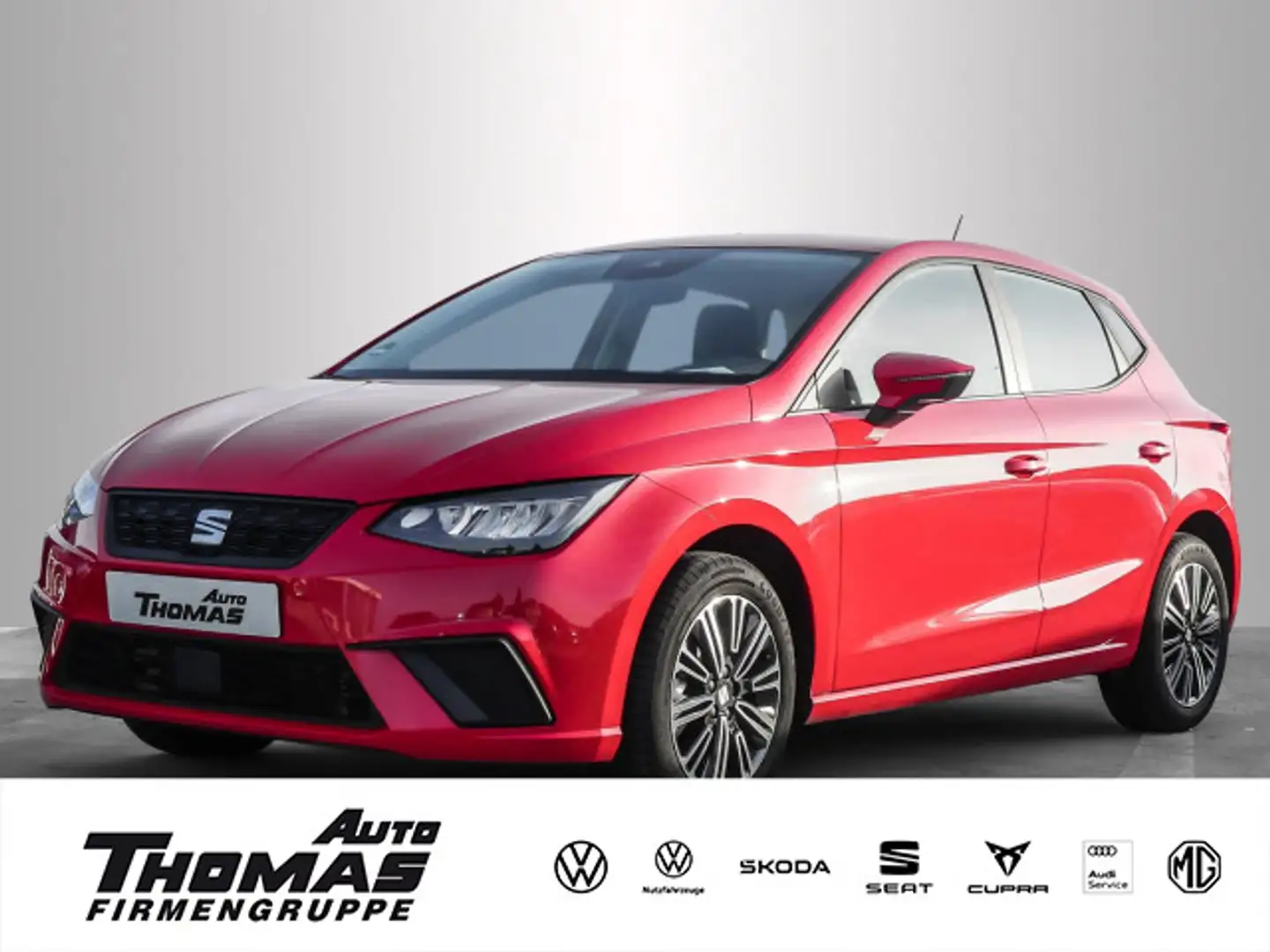 SEAT Ibiza Style Edition 1.0 TSI LED+PDC+FULL LINK Rot - 1