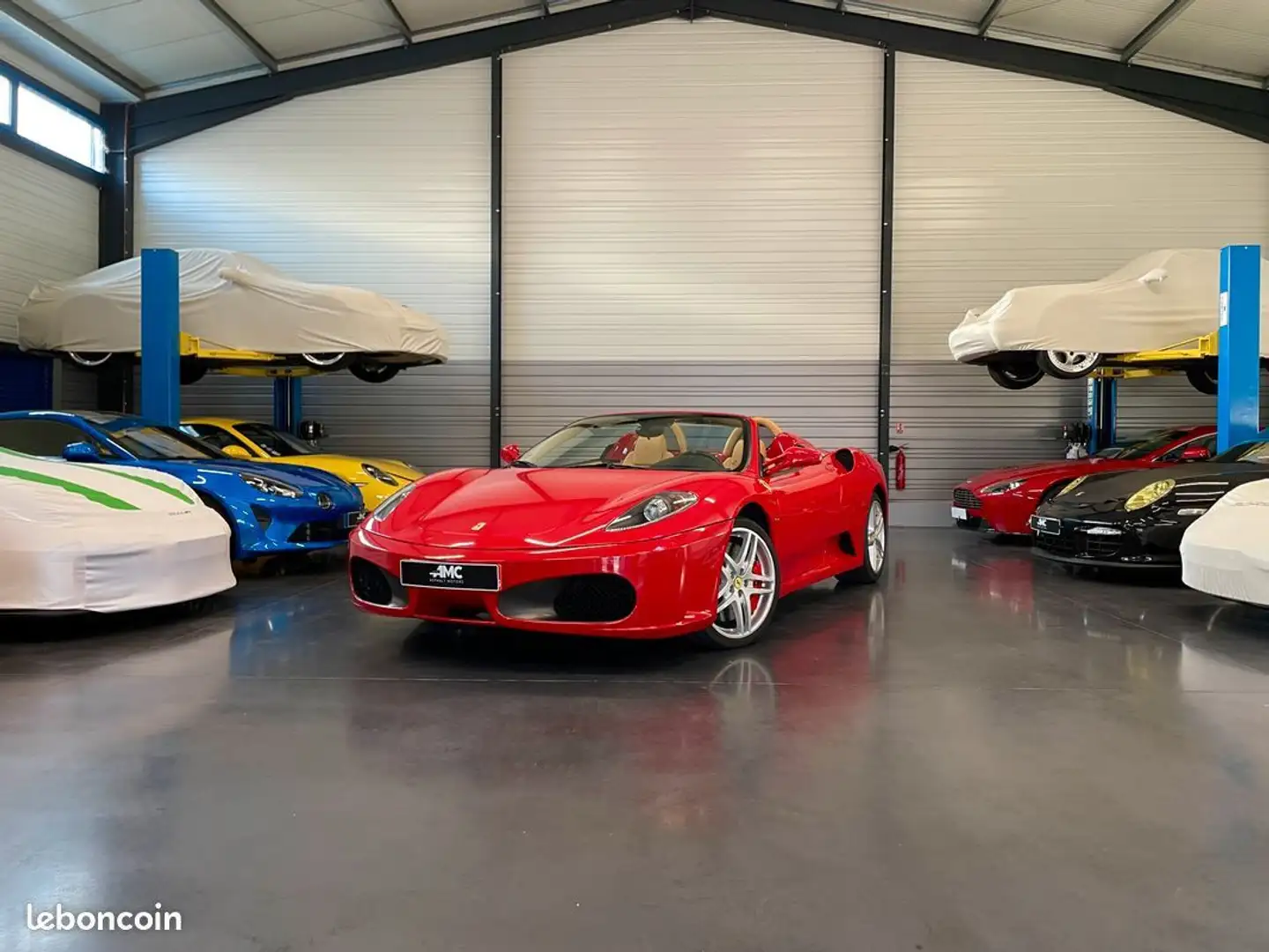 Ferrari F430 490 cv Entretien Récent Pack Carbone Sièges Dayton Rouge - 1