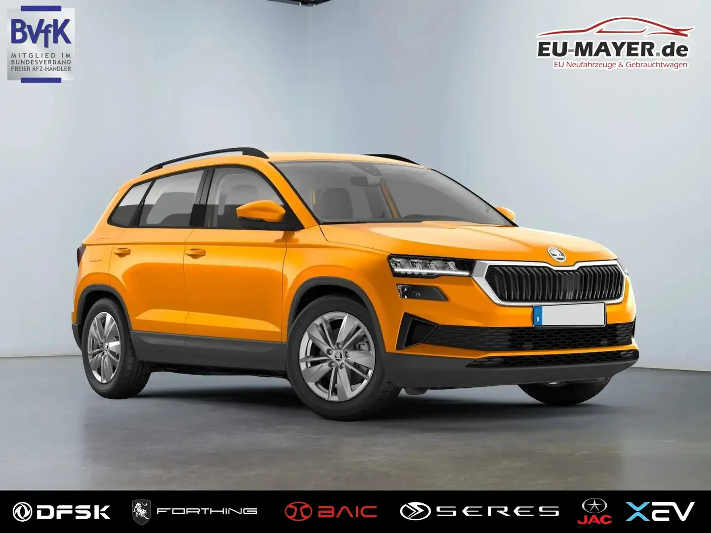 Skoda Karoq 1.5 TSI 110kW DSG 130 Jahre SONDERMODELL 1xLAGER Pomarańczowy - 1