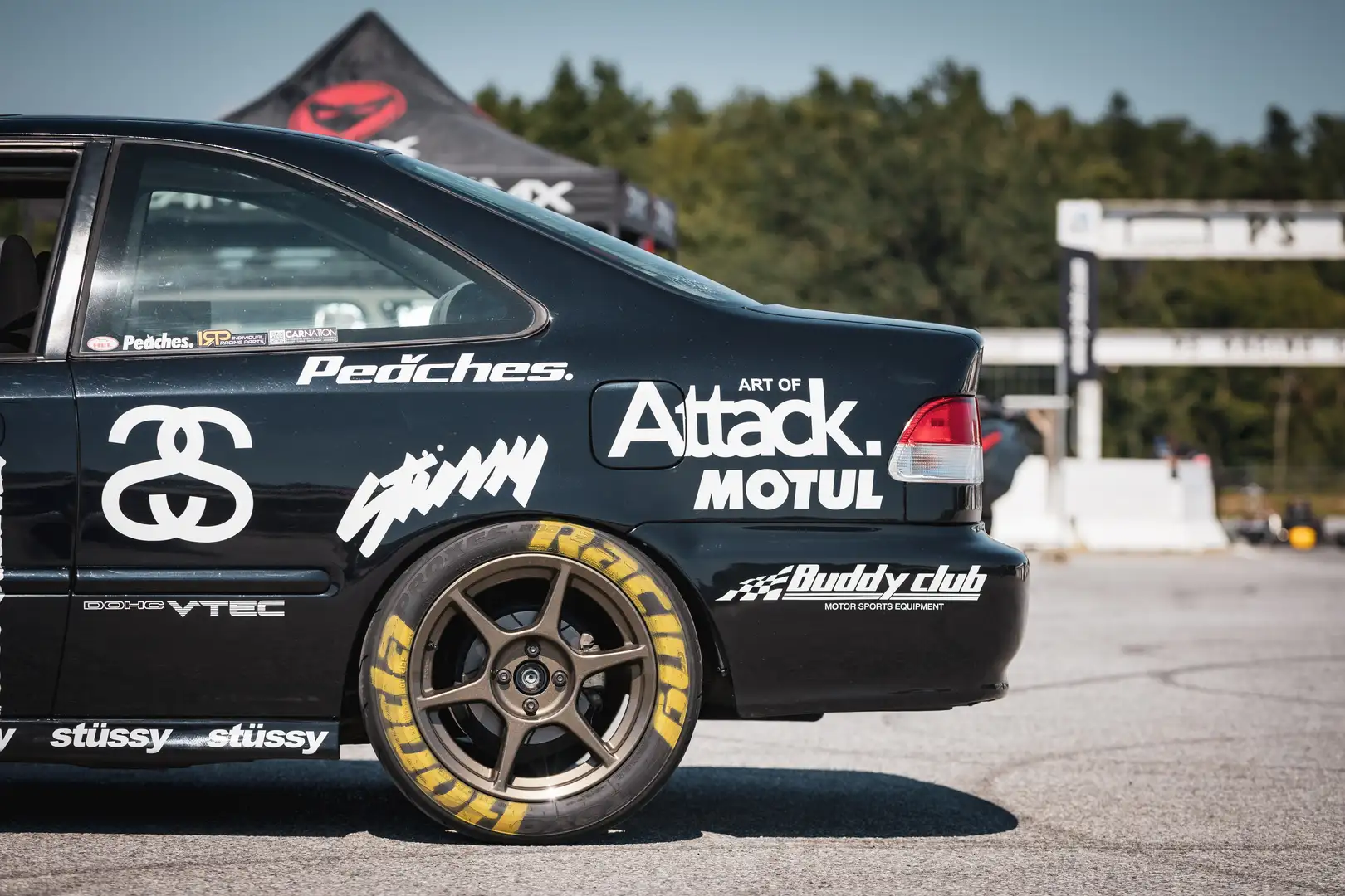 Honda Civic Coupe EM1 VTi Schwarz - 2