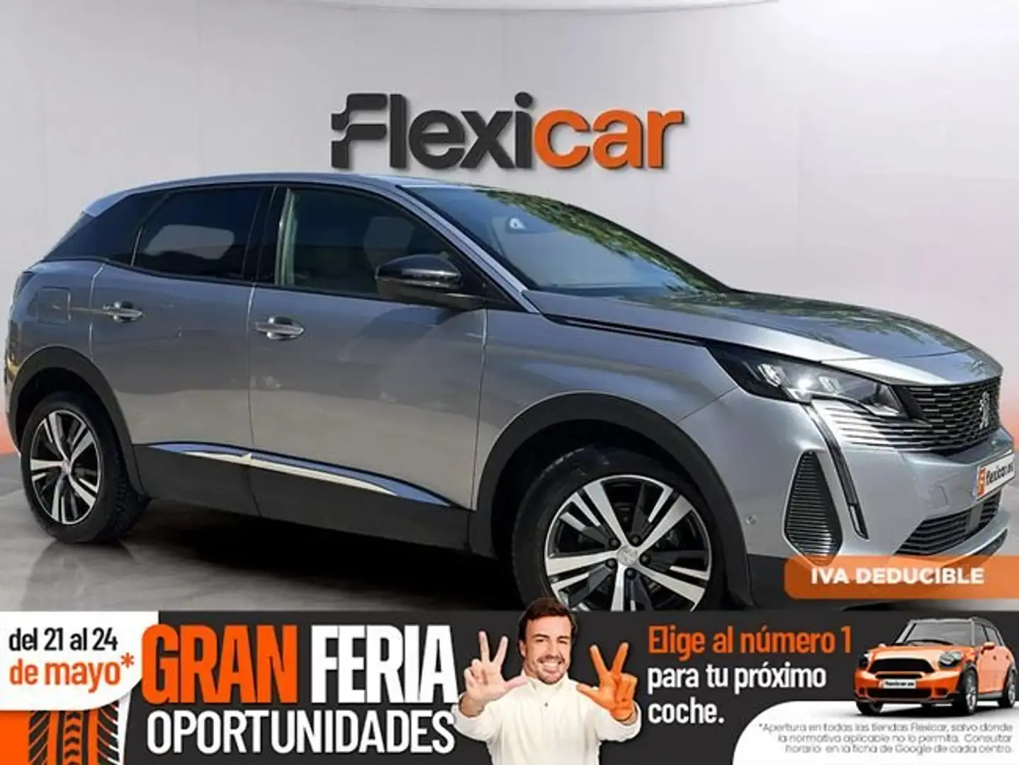 Peugeot 3008 1.2 PureTech S&S Allure 130 Gris - 1