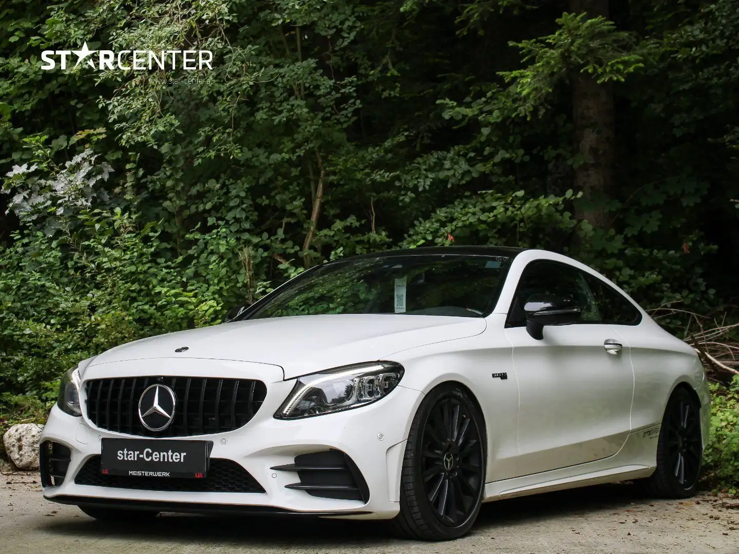 Mercedes-Benz C 43 AMG 4Matic Coupe *mit KW Gewindefahrwerk V3* Weiß - 1