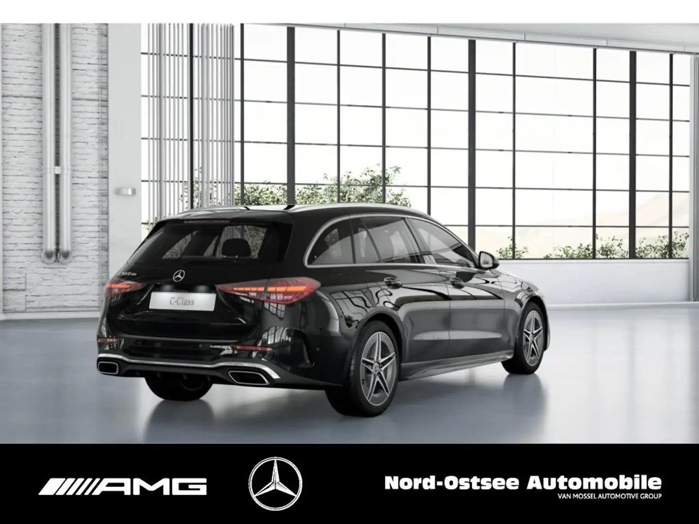 Mercedes-Benz C 300 T de AMG AMBIENTE KAMERA KEYLESS NAVI Nero - 2