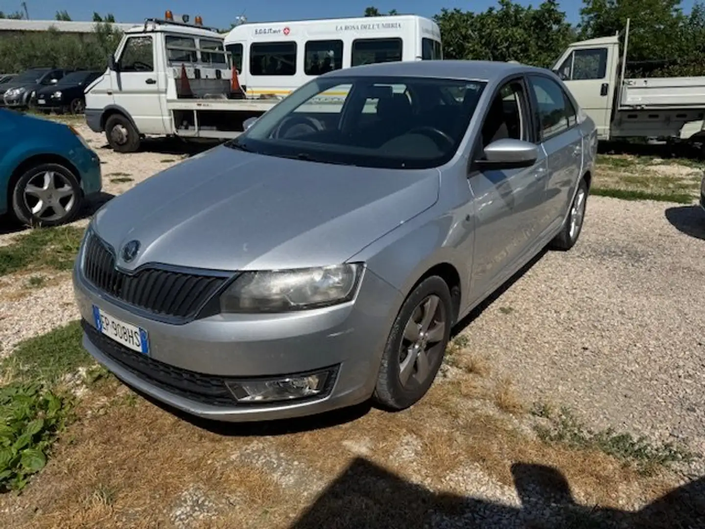 Skoda Rapid/Spaceback Rapid Berlina Rapid 1.6 tdi cr Elegance 105cv Argento - 1