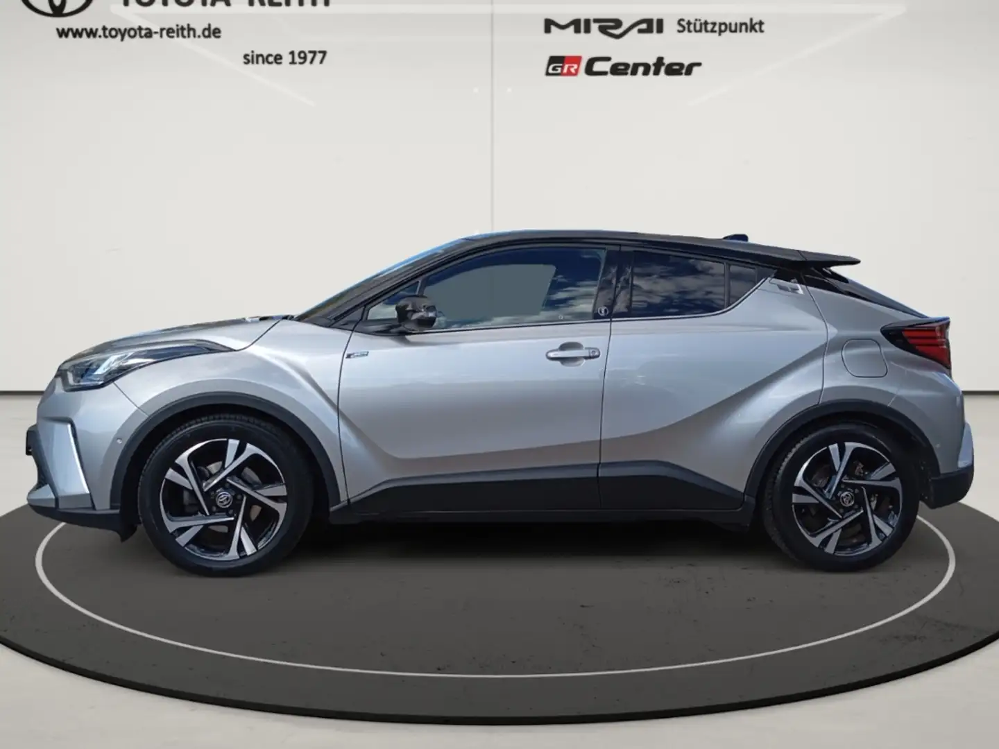 Toyota C-HR Hybrid Team D Navi LED Kurvenlicht Apple CarPlay A Argent - 2