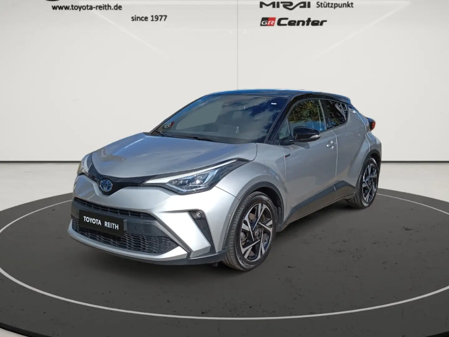 Toyota C-HR Hybrid Team D Navi LED Kurvenlicht Apple CarPlay A Argent - 1