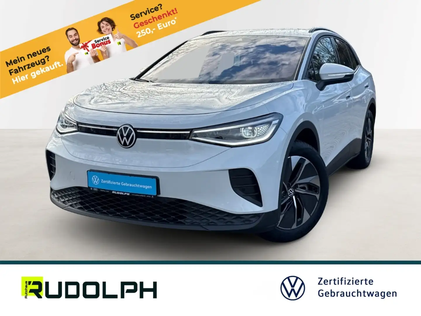 Volkswagen ID.4 Pro 286 PS mit Infotainment-Paket LED ACC Navi AHK Weiß - 1