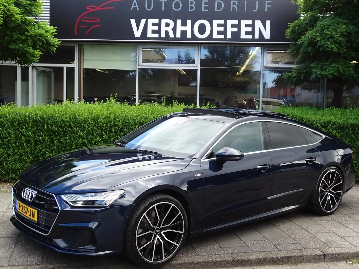 Audi A7 Sportback 55 TFSI quattro Pro Line S - PANORAMA - Blauw - 1