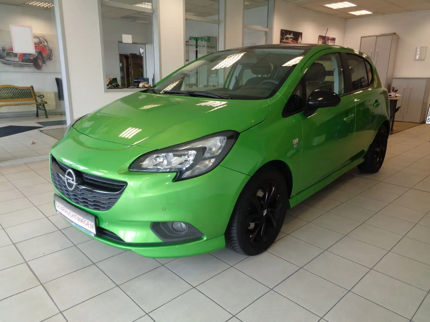 Opel Corsa E Color Edition / KLIMA / PDC / GARANTIE Verde - 1