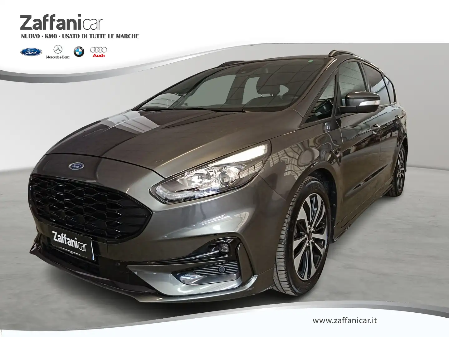 Ford S-Max 2.5 Full Hybrid 190CV CVT 7p.ST-Line Business Grigio - 1