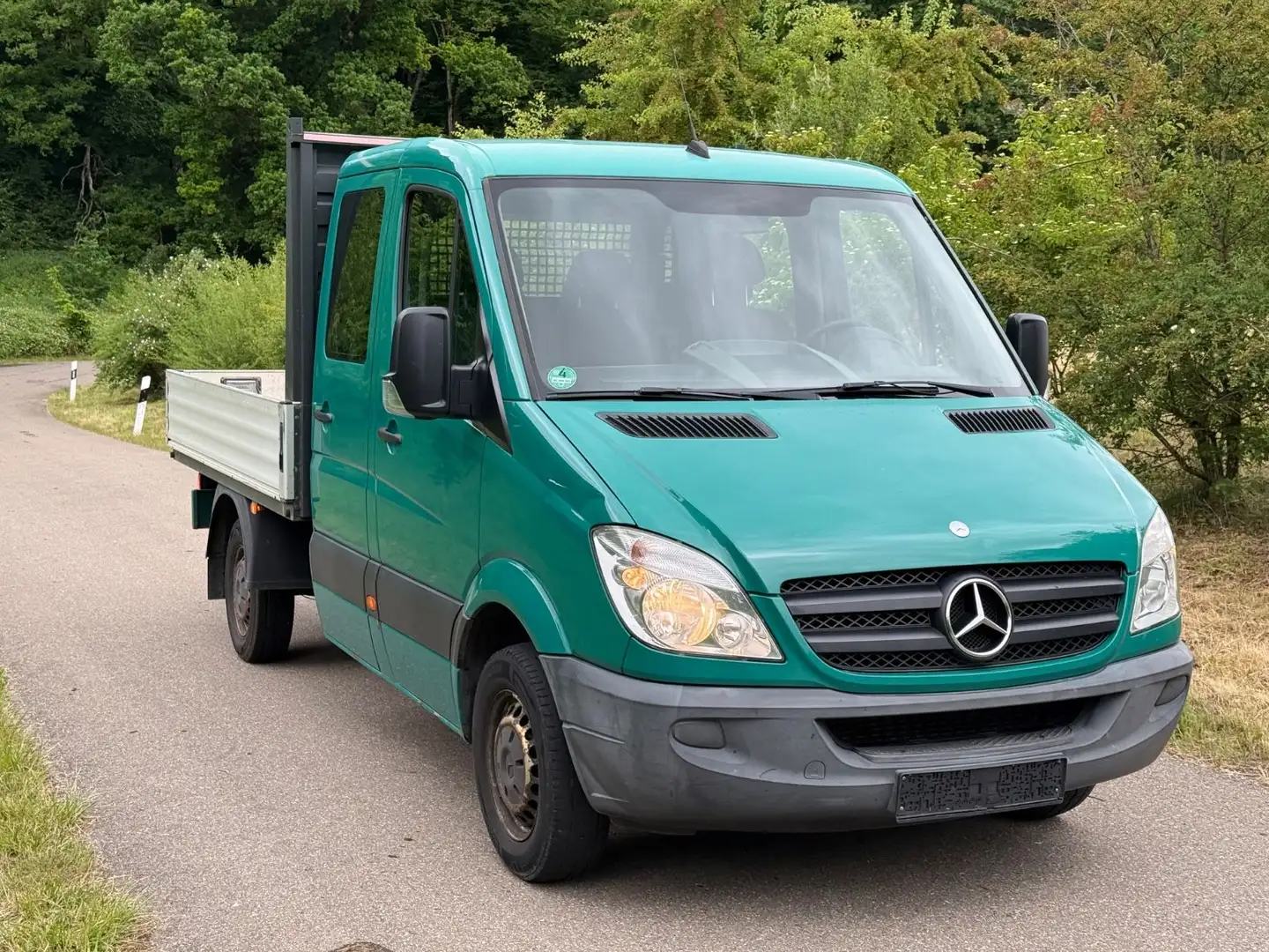 Mercedes-Benz Sprinter Pritsche/DoKa 210 CDI|7-SITZ|AHK|1.HAND Grün - 2