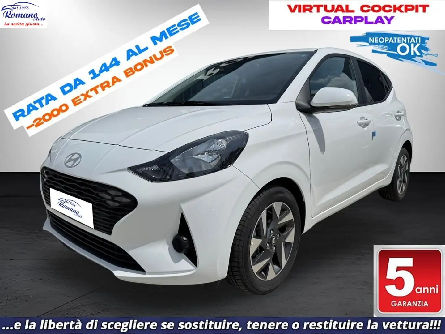 Hyundai i10 1.0 GPL Econext Connectline Bianco - 1