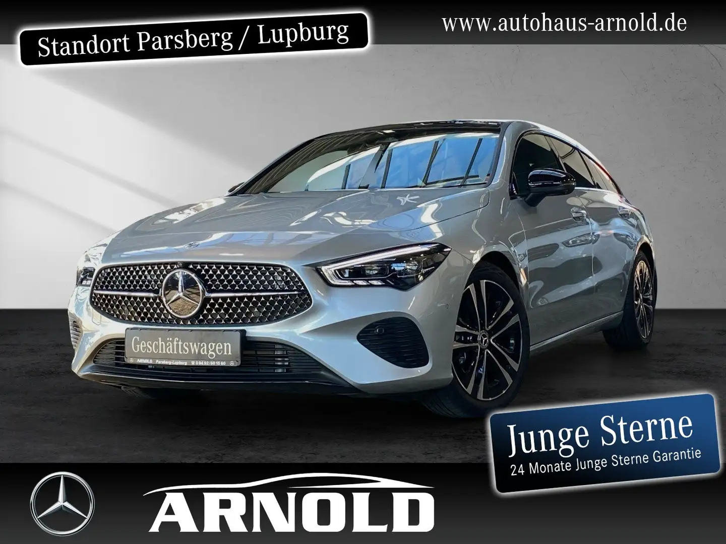 Mercedes-Benz CLA 200 CLA 200 d SB Progressive Night MULTIB 360° Distr Silber - 1