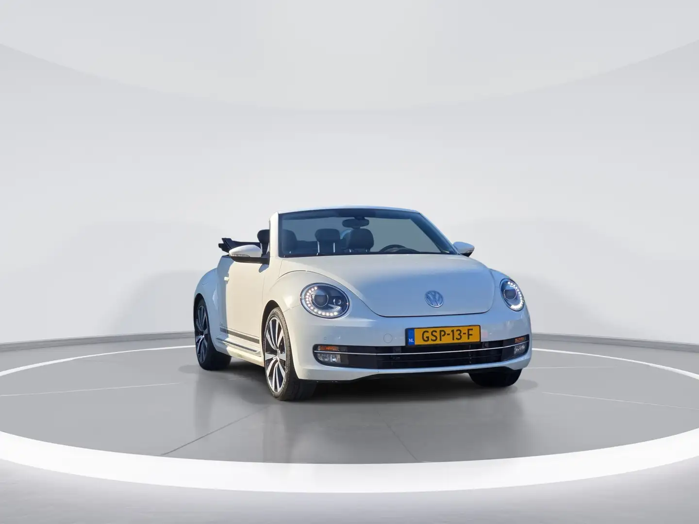 Volkswagen Beetle Cabriolet 1.4 TSI Sport |DSG|STOELVERW.|LEDER|CRUI Blanco - 2