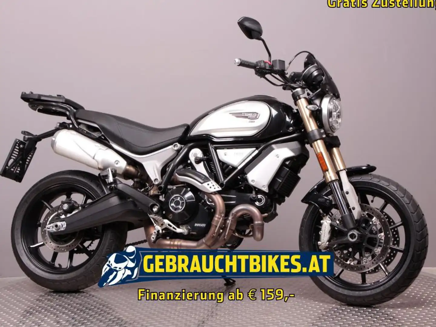 Ducati Scrambler 1100 ABS, mit Garantie, Teilzahlung möglich! Schwarz - 1