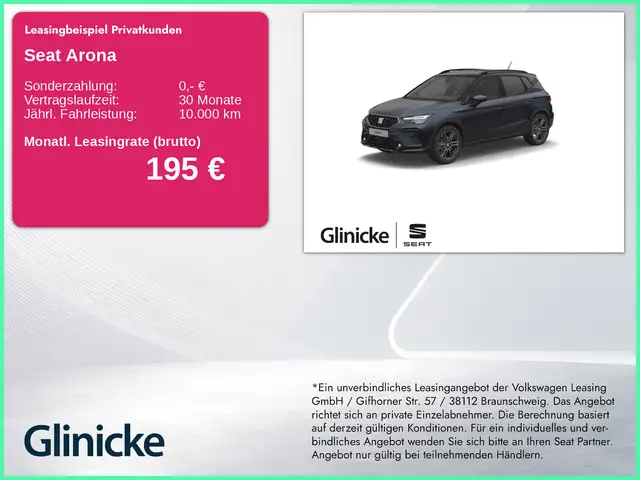 SEAT Arona FR 1.0 TSI 85 kW (116 PS) 7-Gang-DSG