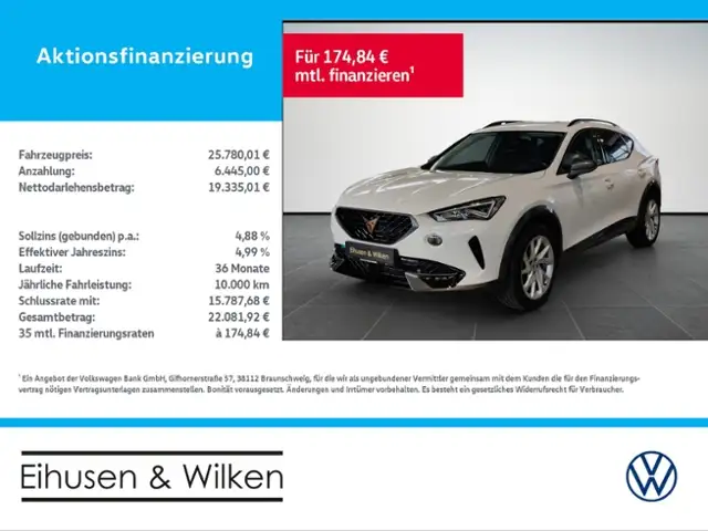 SEAT Formentor 1.5+TSI+ALU+KLIMA+KEYLESS+LED+