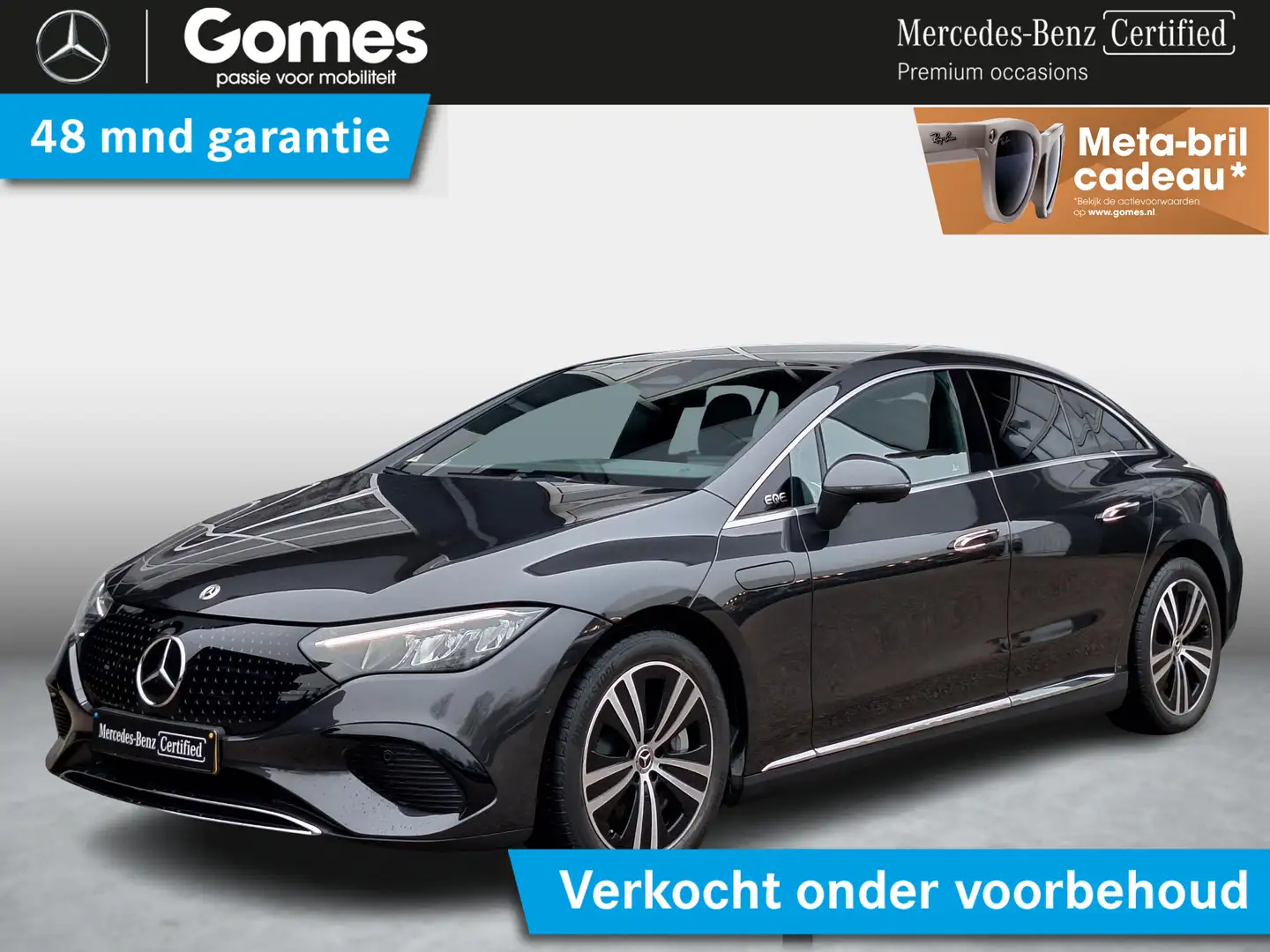 Mercedes-Benz EQE 350 350+ 91kWh LONG RANGE | Burmester | Achterasbestur Gris - 1