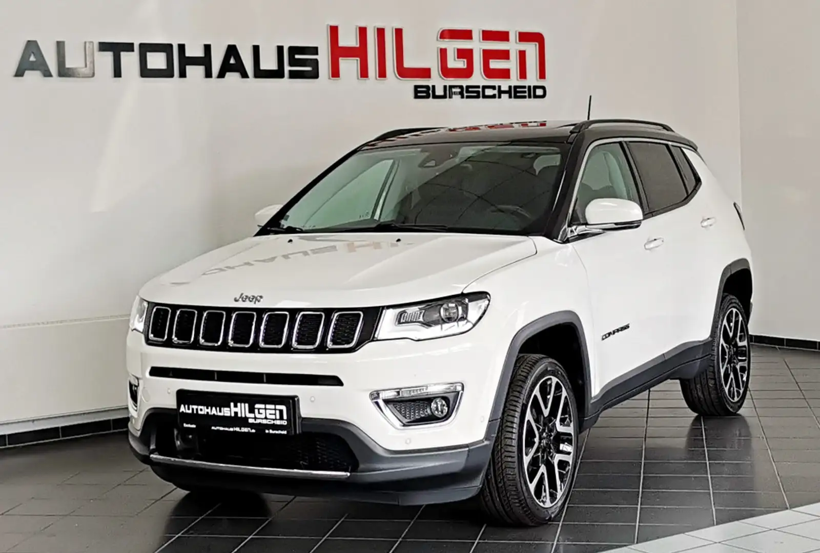 Jeep Compass Limited 4WD Aut*Pano*R.Kamera*Leder*Beat Weiß - 1
