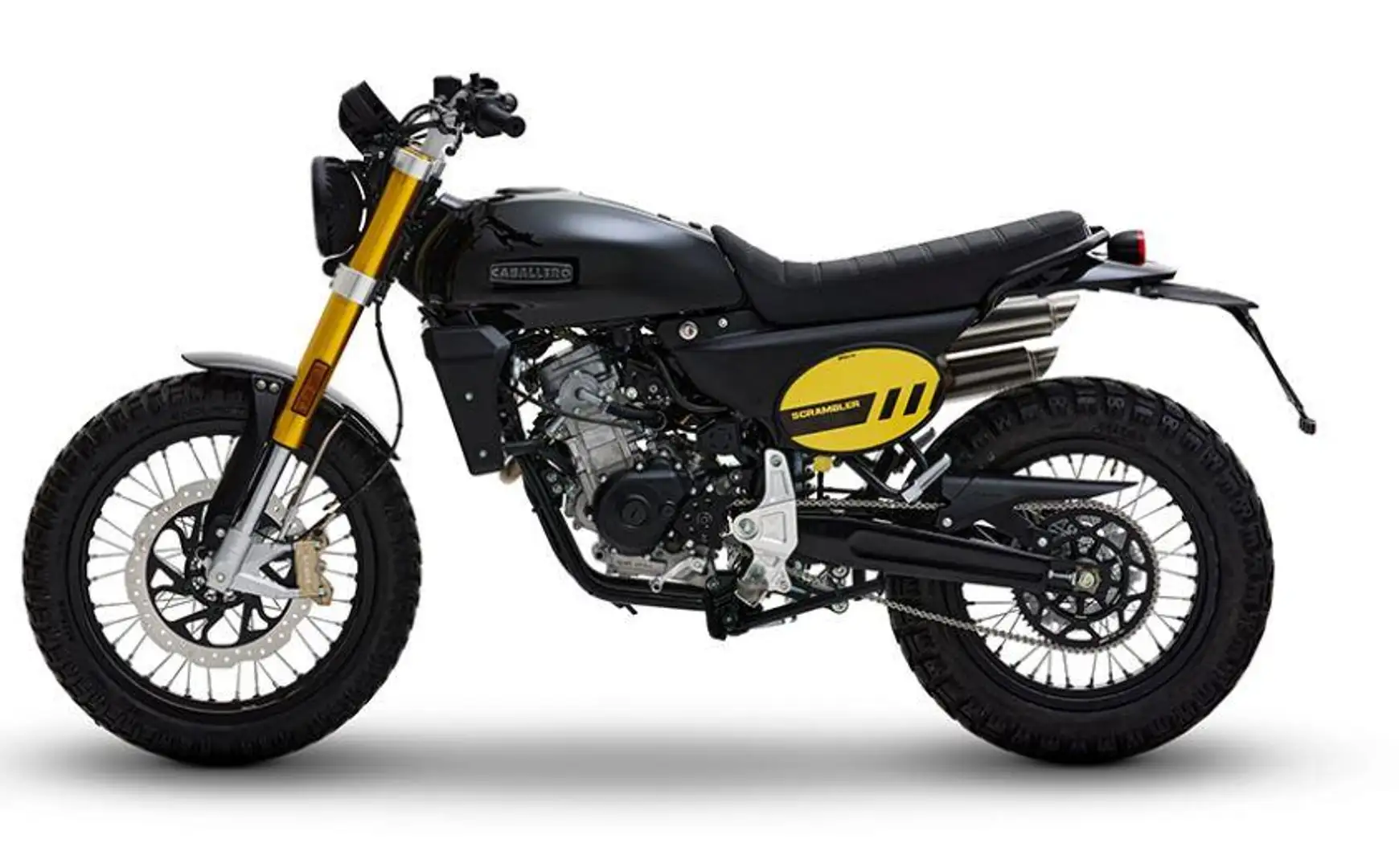 Fantic Caballero 125 Scrambler - 2025 - Schwarz - 2