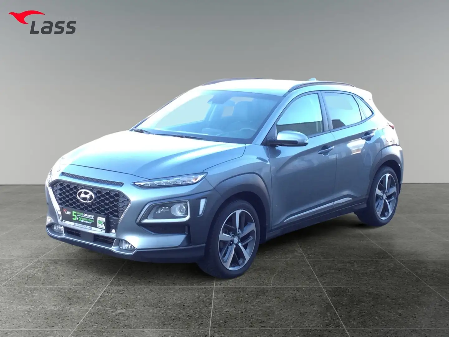 Hyundai KONA 1.0 T-GDI Premium +Navi+HeadUp+AHK+SHZ+ Argento - 2